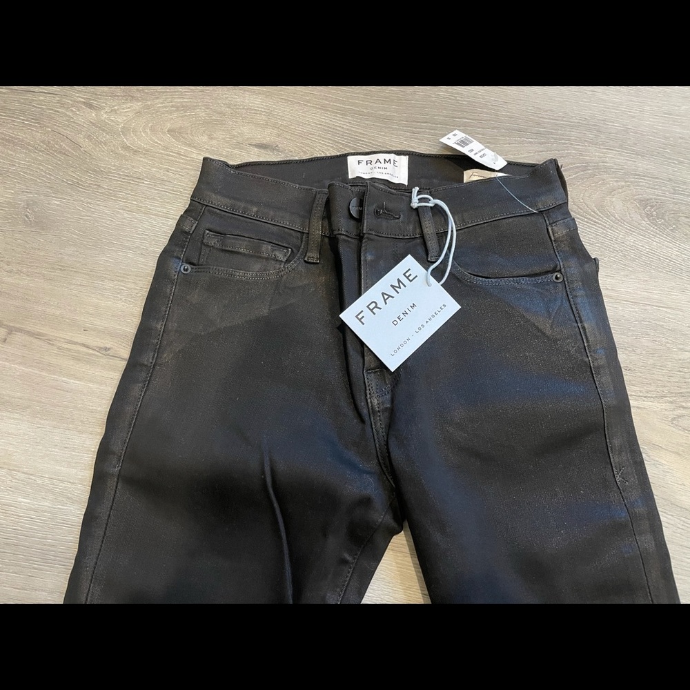 NWT Frame Denim black jeans size 26 - Picture 3 of 6